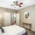 furnished bedroom