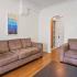 furnished living room
