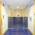 Indoor gym shower and spa