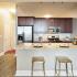 Kitchen with barstool seating