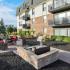 Firepit seating and grill area