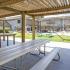 Covered grill and picnic area