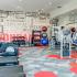 Fitness center with cardio and weight machines and free weights