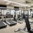 Fitness center with cardio and weight machines