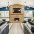 Clubhouse TV lounge
