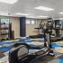 Fitness center with cardio and weight machines and free weights