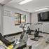 Fitness center bike room
