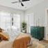 furnished bedroom