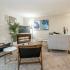 furnished living room