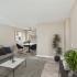 furnished living room