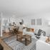 furnished living room