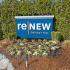 signage and landscaping