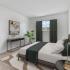 furnished bedroom