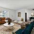 furnished living room