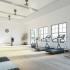 furnished fitness center