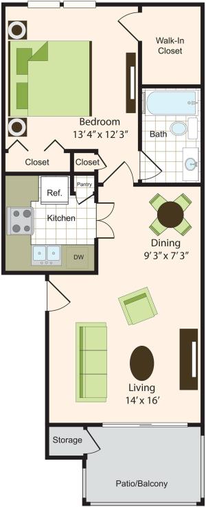 A7 | 1x1 | 715 sq ft