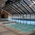 A large pool with a glass ceiling. | Schriever SFB, CO