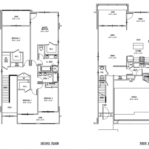 4-bedroom two story multiplex towhome on FTSH, AMR, large floor plan at 2240 sq ft