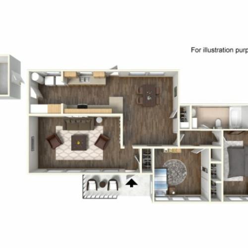 Floor Plan 4 | Fort Hood Family Housing | Fort Hood Family Housing
