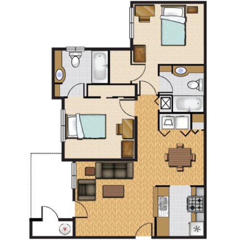UNF Student Apartments - The District on Kernan