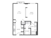 The Adler Floor Plan | 1 Bedroom with 1 Bath | 778 Square Feet | Cottonwood Westside | Apartment Homes