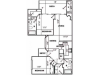 D2 Classic Floor Plan | 2 Bedroom with 2 Bath | 1192 Square Feet | Pavilions | Apartment Homes