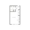 Studio ranging from 469 to 498 square feet one bath floor plan image
