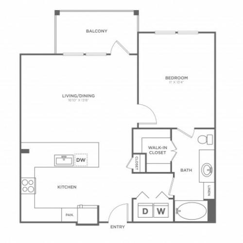 The Runnels | 1 bed 1 bath | from 760 square feet