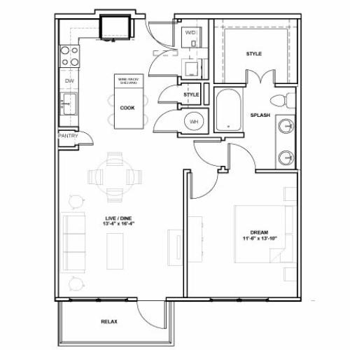 The Design Podium | 1 bed 1 bath | from 803 square feet