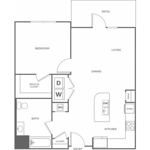 Cherry | 1 bed 1 bath | from 783 square feet