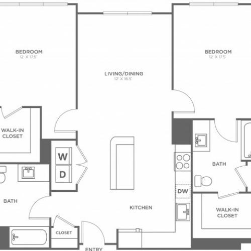 Maple West | 2 bed 2 bath | from 1100 square feet