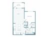 A03 | 1 bed 1 bath | from 739 square feet