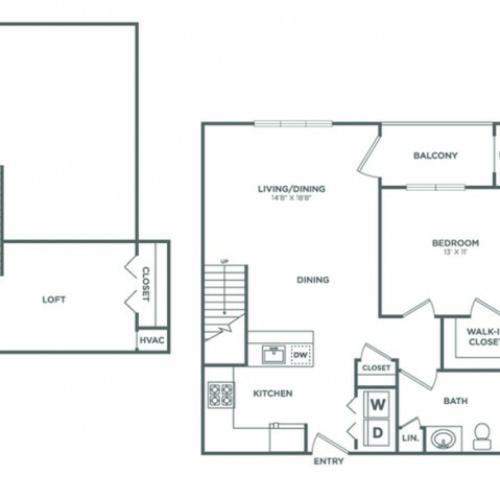 Ash | 1 bed 1 bath | from 898 square feet