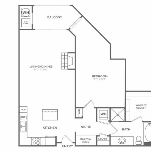 Ballston | 1 bed 1 bath | from 914 square feet
