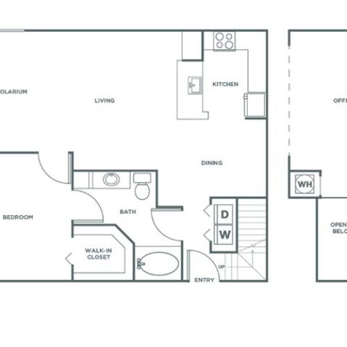A4P | 1 bed 1 bath | from 1173 square feet