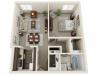 1 Bdrm Floor Plan | 1 Bedroom Apartments In St. Louis | Del Coronado