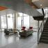 Stairs to Lounge Area | Apartment Homes in St. Louis, MO | Tower at OPOP