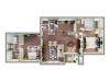2 Bdrm Floor Plan | Luxury Apartments In Baytown TX | Advenir at the Preserve