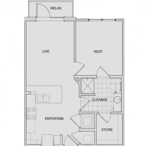 Floor Plan 3 | Apartments In South Nashville | Note 16