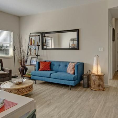 Elegant Living Room | 3 Bedroom Apartments In Beaverton Oregon | Element 170