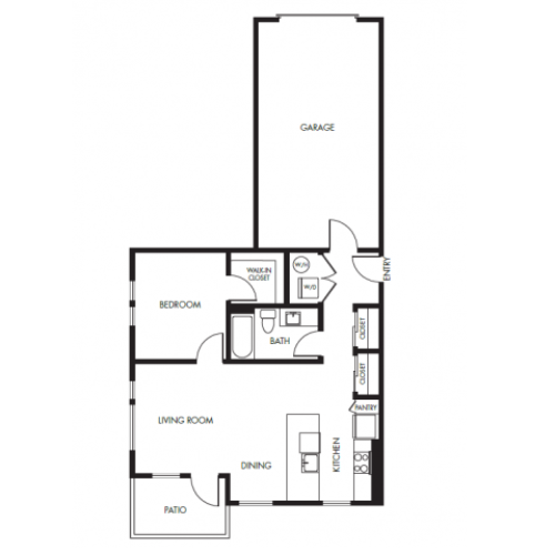 Floor Plan 7 | Anthology Apartments | Issaquah Apartments