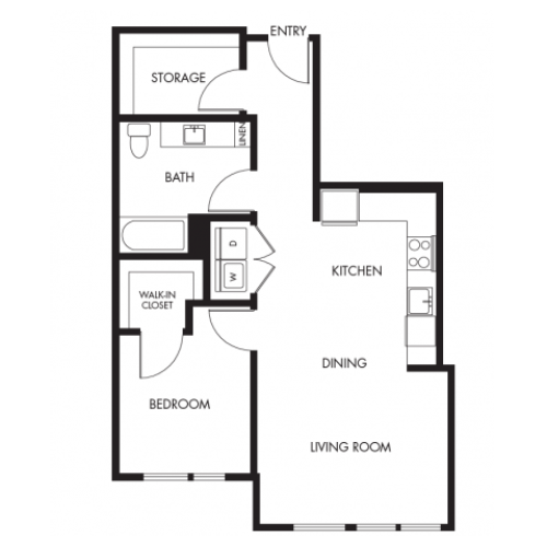 Floor Plan 9 | Anthology Apartments | Apartments Issaquah Wa