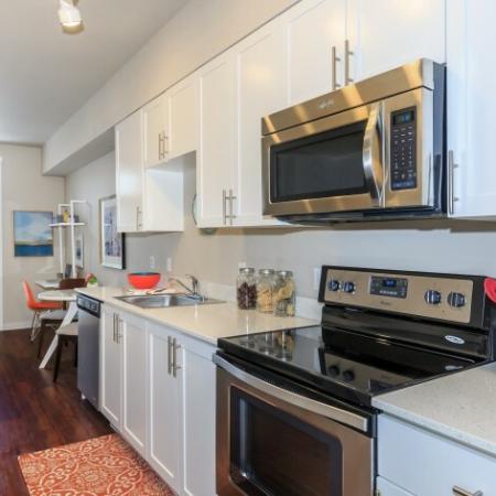 Galley-Style Kitchen | Outlook at Pilot Butte Apartments | Bend Oregon Apartments