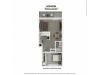 Horizon Floor Plan | Rockwood Finish | 1 Bedroom Floor Plan | Apartments For Rent In Kirkland Wa | The Carillon Apartment Residences
