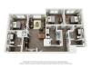 C1 Floor Plan  | Trifecta Apartments | Louisville, KY Apartments