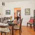 Dining room with hardwood floors and a table and chairs at Gilpin Place apartments for rent in Wilmington, DE