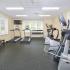 Berwyn, PA apartment complex fitness center with cardio machines and free weights