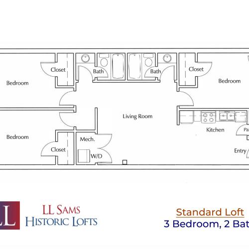 Standard 3-2 Floor Plan
