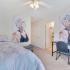Modern Artwork in Comfortable Bedroom | Deacon's Station Apartments | Apartments In Winston-Salem, NC