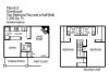 Two Bedroom Townhome | 1204 sqft